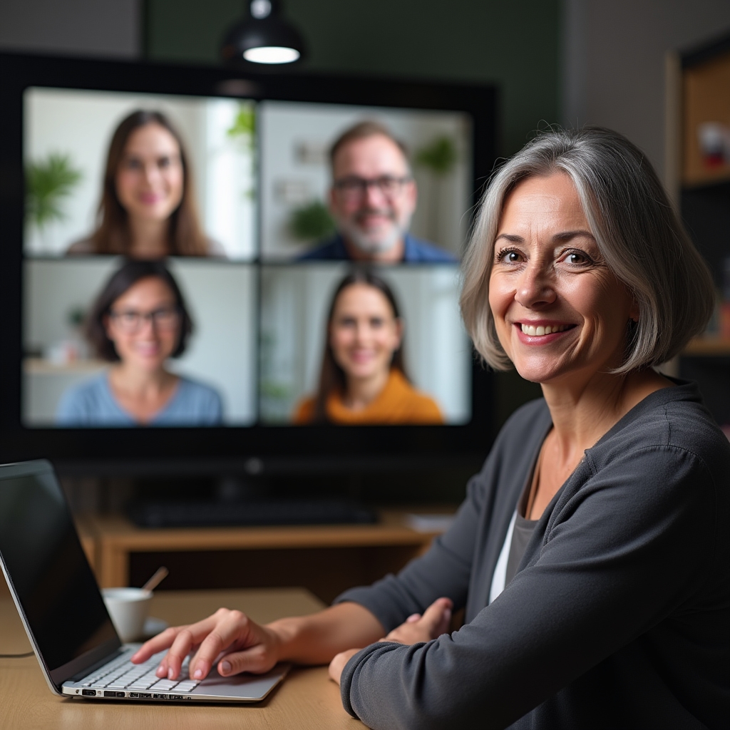 Grup de comunitate online cu participanți din România